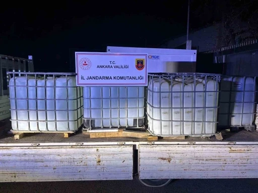Ankara’da yasa dışı etil alkol ticareti yapan 2 kişi gözaltına alındı
