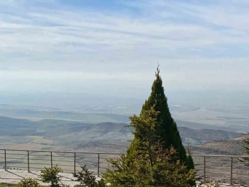 Ankara’nın simge noktası Duatepe’te sis görsel şölen oluşturdu