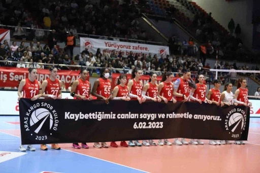 Aras Kargo Spor Kul&uuml;b&uuml;, 6 Şubat depremlerinin yıl d&ouml;n&uuml;m&uuml;nde AFAD &ccedil;alışanlarını ağırladı
