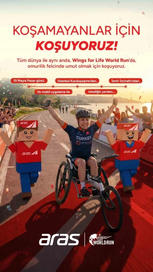 Aras Kargo, Wings for Life World Run&rsquo;ın taşıma sponsoru oldu
