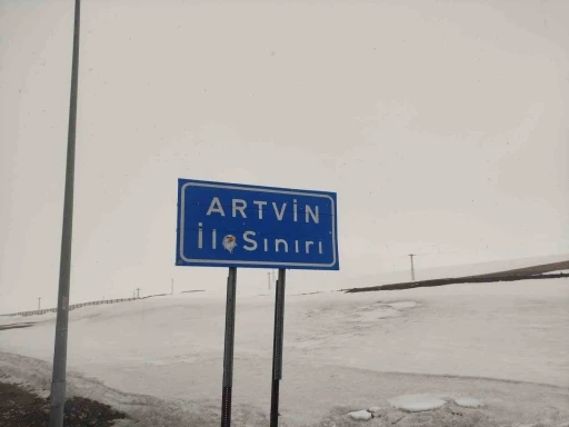 Ardahan’ın yüksek kesimlerinde kar yağışı etkili oluyor
