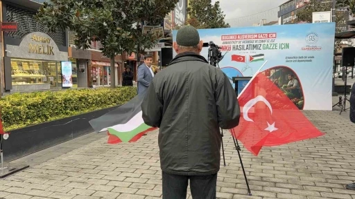 Arnavutköy’de Gazze için tek yürek
