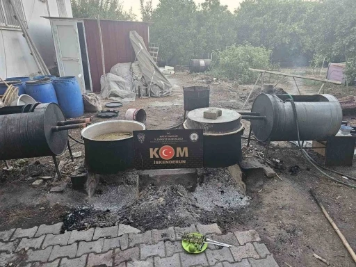 Arsuz’da sahte içki operasyonu
