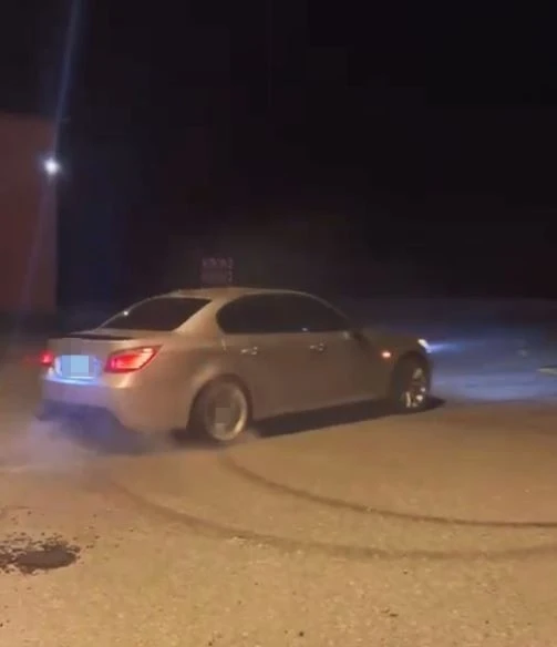 Artvin’de drift yapan sürücüye 46 bin lira cezası