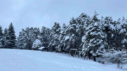 Artvin&rsquo;in &uuml;nl&uuml; Kafkas&ouml;r Yaylası, beyaz &ouml;rt&uuml;yle sessizliğe b&uuml;r&uuml;nd&uuml;
