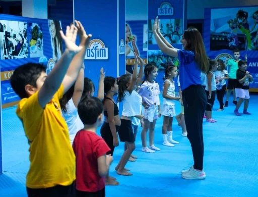 ASFİM’de çocuklar sporla büyüyor
