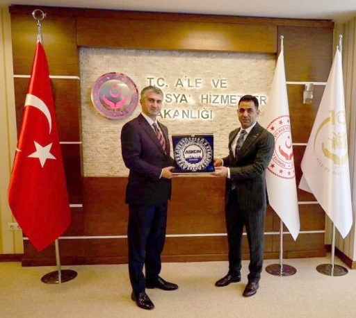 ASKON y&ouml;netiminden Bakan Yardımcısı Tarıkdaroğlu&rsquo;na ziyaret
