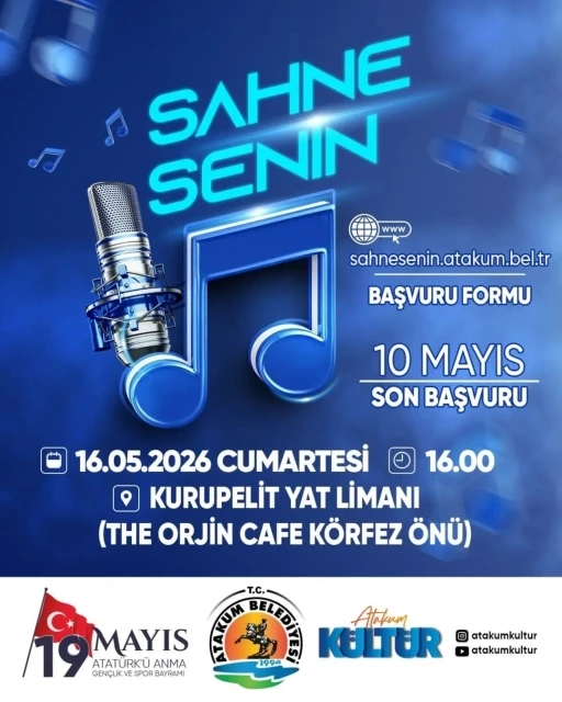 Atakum&rsquo;da 19 Mayıs&rsquo;ta sahne gen&ccedil;lerin
