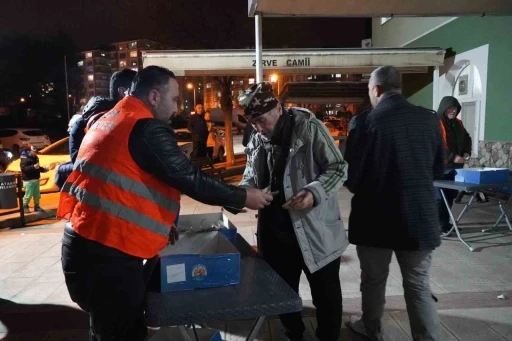 Atakum&rsquo;da kandil simidi ikramı
