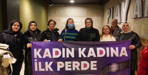 Atakum&rsquo;da kırsaldan merkeze 150 kadın sinema ile buluştu
