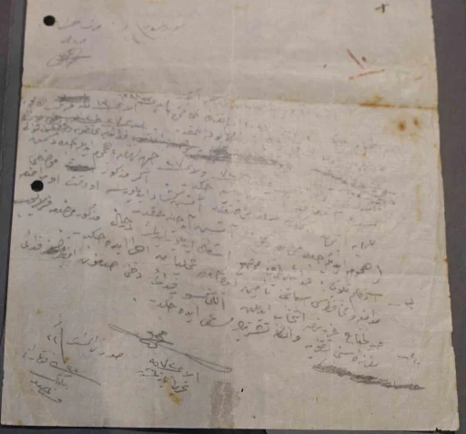 Atatürk’ün Kanlısırt bölgesinin Türk tarafından kalması için Fedai Müfrezesine verdiği el yazısı emir ortaya çıktı
