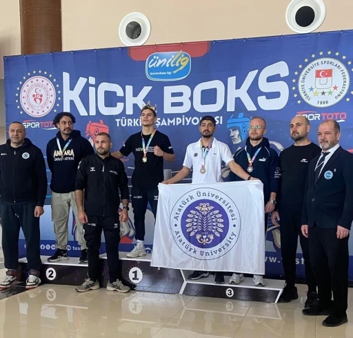 Atat&uuml;rk &Uuml;niversitesi sportif başarılarını ulusal arenada s&uuml;rd&uuml;r&uuml;yor
