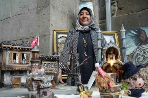 Atıkları sanata d&ouml;n&uuml;şt&uuml;r&uuml;yor: Onun g&ouml;z&uuml;nde hi&ccedil;bir şey &rsquo;&ccedil;&ouml;p&rsquo; değil
