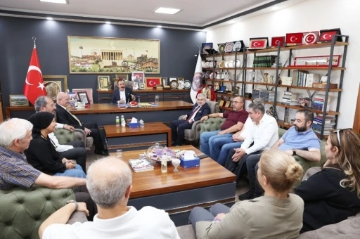 ATO Başkanı Baran’dan, Ankaralılar ve Ankara’ya Hizmet Edenler Derneği’ne ziyaret
