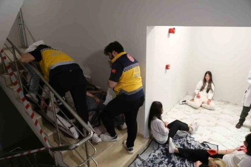 Avrasya &Uuml;niversitesi&rsquo;nde ilk ve acil yardım tatbikatı ger&ccedil;ekleştirildi
