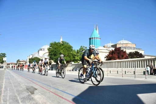 Avrupa bisiklet başkenti Konya&rsquo;da Granfondo bisiklet yol yarışı heyecanı yaşandı
