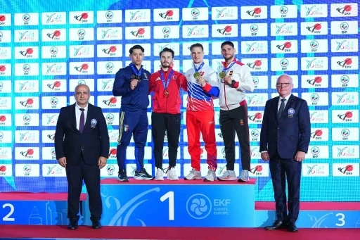 Avrupa Karate Şampiyonası&rsquo;nda Enes &Ouml;zdemir altın madalya kazandı
