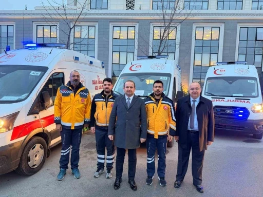 Aydın&rsquo;a tahsis edilen yeni ambulanslar hizmet i&ccedil;in yola &ccedil;ıktı
