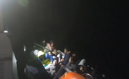 Aydın açıklarında 30 düzensiz göçmen kurtarıldı
