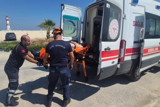 Aydın a&ccedil;ıklarında bir şahsa tıbbi tahliye
