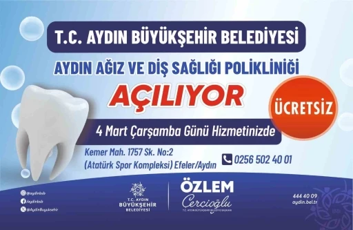 Aydın Ağız ve Diş Sağlığı Polikliniği hizmete a&ccedil;ılıyor
