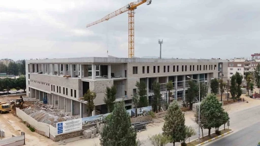 Aydın Büyükşehir Belediyesi Mimar Sinan Kapalı Spor Salonu inşaatı hızla sürüyor
