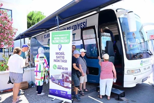 Aydın B&uuml;y&uuml;kşehir Belediyesi Mobil Halk Ege Et aracına Didim&rsquo;de yoğun ilgi
