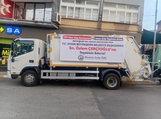 Aydın Büyükşehir Belediyesi’nden Bozdoğan’a araç desteği

