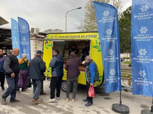 Aydın B&uuml;y&uuml;kşehir Belediyesi&rsquo;nin &ccedil;orba ikramı beğeni topluyor
