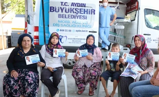 Aydın B&uuml;y&uuml;kşehir&rsquo;in mobil diş klinikleri hizmete devam ediyor
