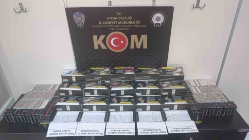 Aydın’da 13 bin 680 adet doldurulmuş makaron ele geçirildi

