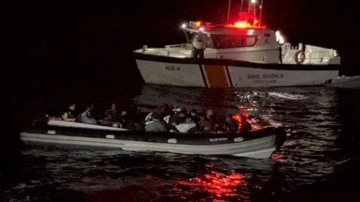 Aydın&rsquo;da 32 d&uuml;zensiz g&ouml;&ccedil;men kurtarıldı
