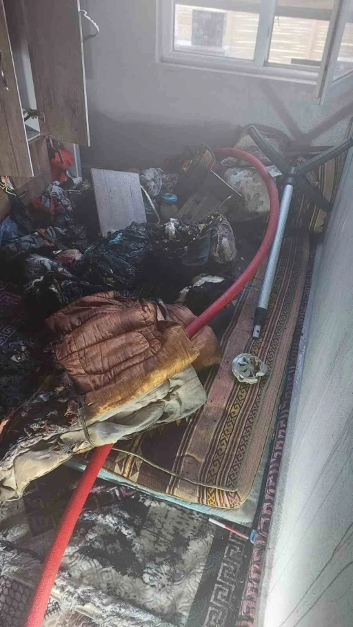 Aydın’da ev yangını
