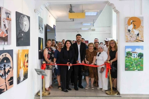 Aydın&rsquo;da her yaştan sanatseverin eserleri g&ouml;r&uuml;c&uuml;ye &ccedil;ıktı

