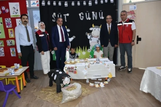 Aydın&rsquo;da miniklere s&uuml;t t&uuml;ketiminin &ouml;nemi anlatıldı
