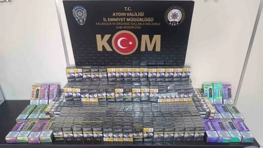Aydın’da polis ekipleri kaçakçılığa geçit vermiyor
