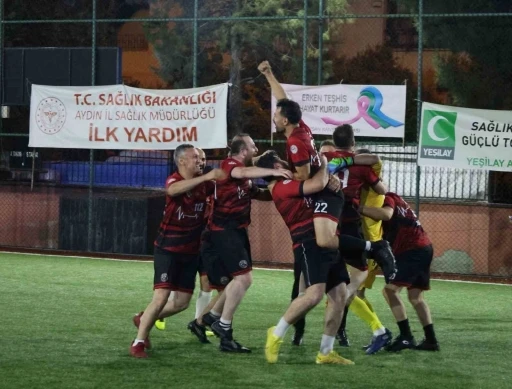 Aydın&rsquo;da sağlık &ccedil;alışanlarının futbol heyecanı sona erdi
