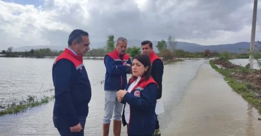 Aydın&rsquo;da sular altında kalan arazilerde kesin zarar tespiti yapıldı
