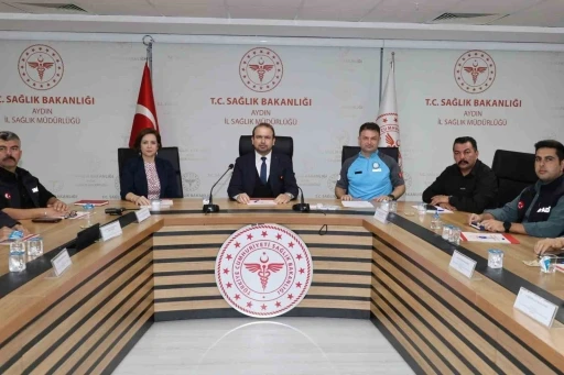 Aydın’da ’Yerel Düzey Sağlık Çalışma Grubu Saha Tatbikatı’ hazırlıkları başladı
