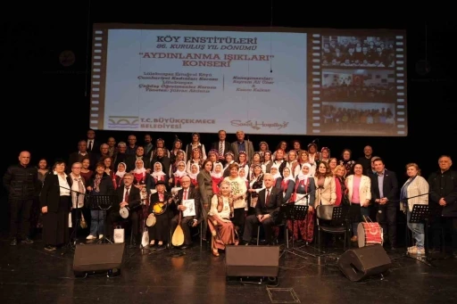 Aydınlanmanın Projesi K&ouml;y Enstit&uuml;leri B&uuml;y&uuml;k&ccedil;ekmece&rsquo;de yaşatıldı
