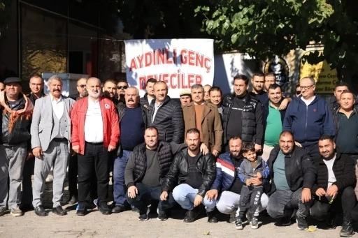 Aydınlı deveciler havut hayrında bir araya geldi
