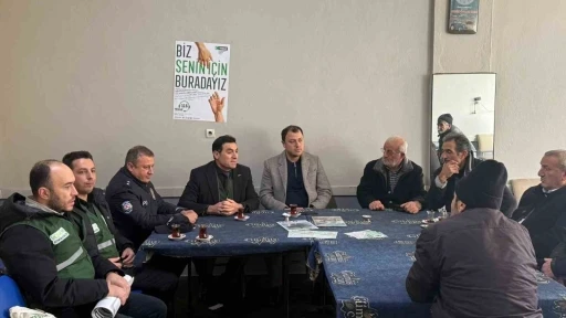 Aydıntepe&rsquo;de vatandaşlar bağımlılıkla m&uuml;cadele konusunda bilgilendirildi
