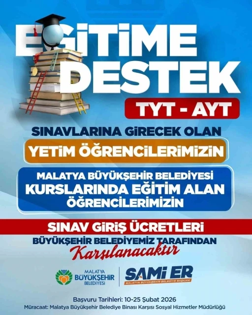AYT ve TYT sınav &uuml;cretleri B&uuml;y&uuml;kşehir Belediyesi&rsquo;nden
