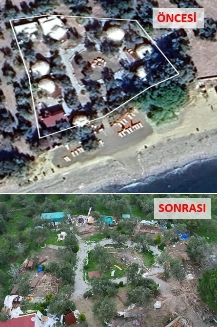 Ayvacık&rsquo;ta 63 ka&ccedil;ak yapı yıkıldı
