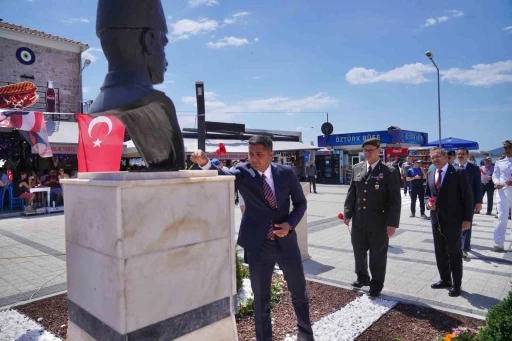 Ayvalık&rsquo;ta milli m&uuml;cadelenin ilk kurşunun 107. yıld&ouml;n&uuml;m&uuml; kutlandı
