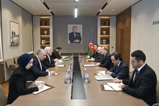 Azerbaycan Dışişleri Bakanı Bayramov, İran Dışişleri Bakan Yardımcısı Celalzade ile g&ouml;r&uuml;şt&uuml;
