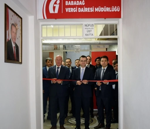 Babadağ Vergi Dairesi Müdürlüğü hizmete açıldı
