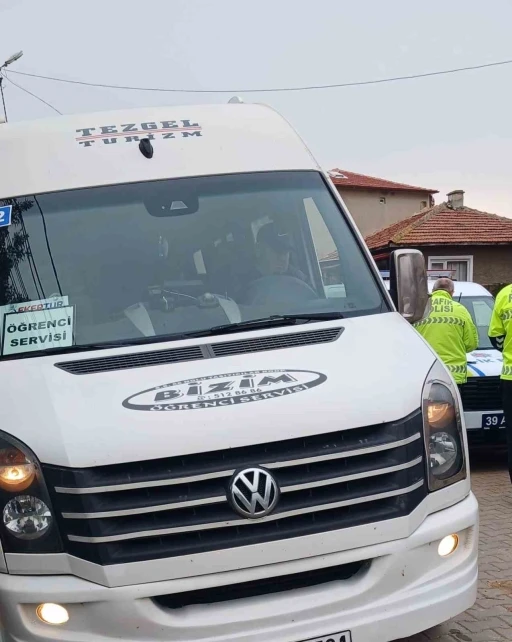 Babaeski&rsquo;de okul servisleri denetlendi
