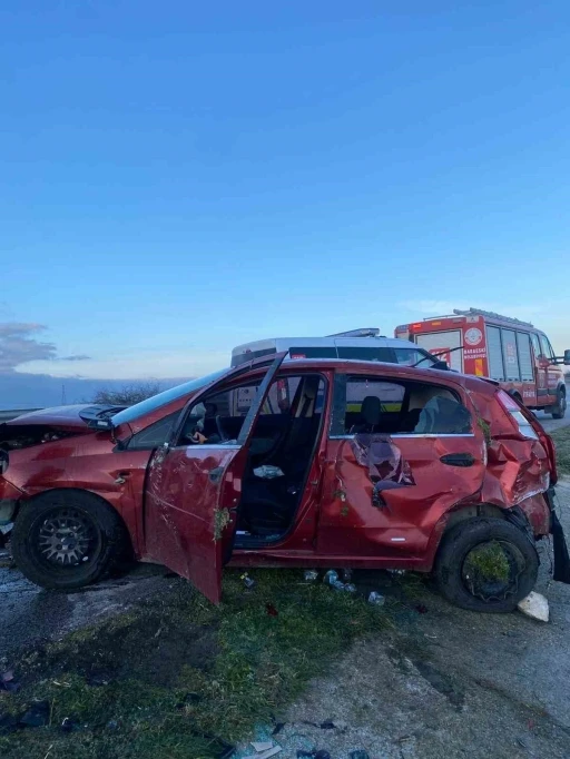 Babaeski&rsquo;de trafik kazası: 1 yaralı
