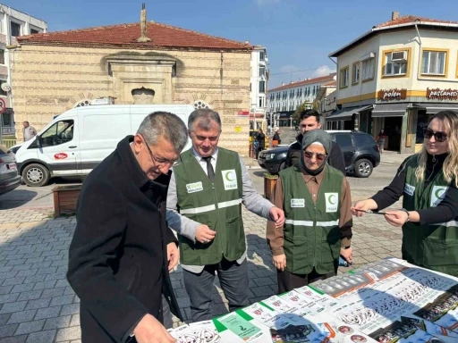 Babaeski&rsquo;de Yeşilay bilgilendirme standı kuruldu
